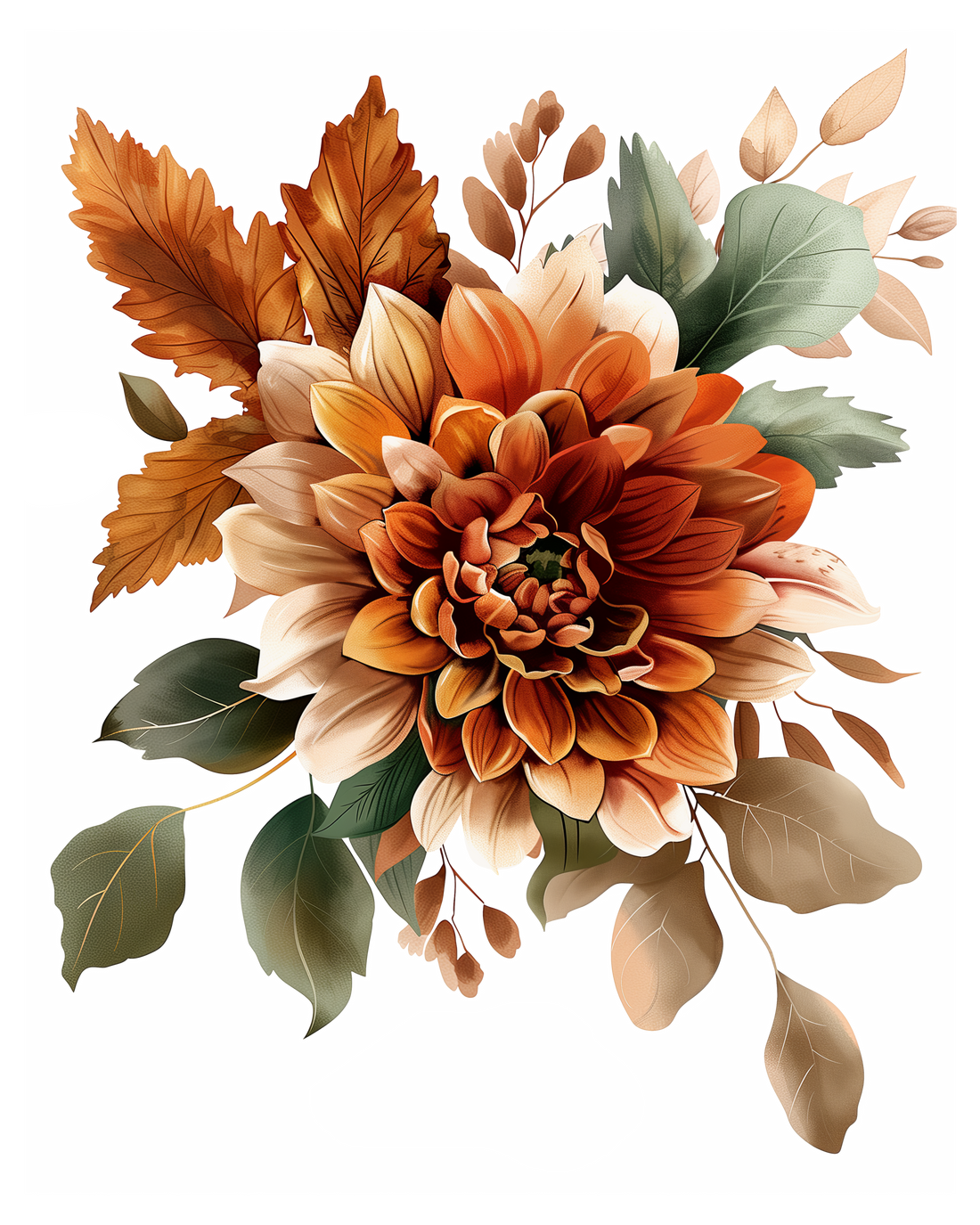 TERRACOTTA FLOWERS 6